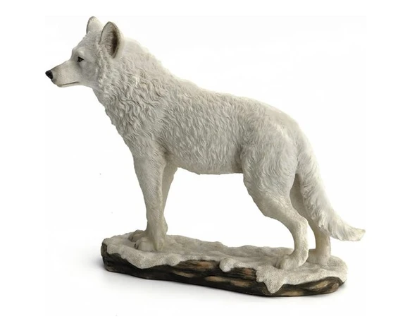 Veronese Design Beyaz Kurt Ayakta Dururken - Resim 3