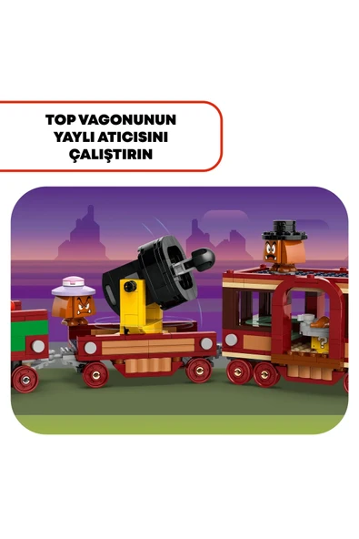 ® Super Mario™ Bowser Ekspres Treni 71437 - 9+ Çocuklar için Yaratıcı Oyuncak Yapım Seti (1392P) - Resim 7