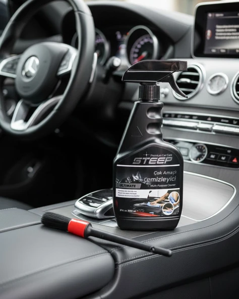 STEEP Ultimate Çok Amaçlı Leke Çıkarıcı ve Yüzey Temizleyici 500 Ml Detay Temizlik Fırçası - Resim 2