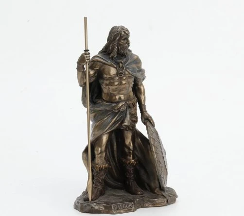 Veronese Baldr Bronz Kaplama Heykeli - Resim 4