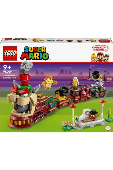 ® Super Mario™ Bowser Ekspres Treni 71437 - 9+ Çocuklar için Yaratıcı Oyuncak Yapım Seti (1392P) - Resim 3