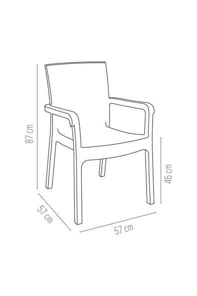 Holiday 2'li Markiz Sandalye - Resim 3