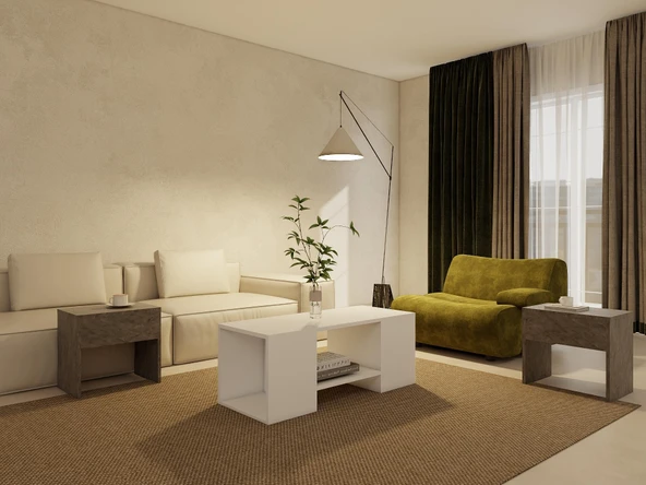 MM Lupo Orta Sehpa Hnı-Byz 1040*420*450 - Resim 3