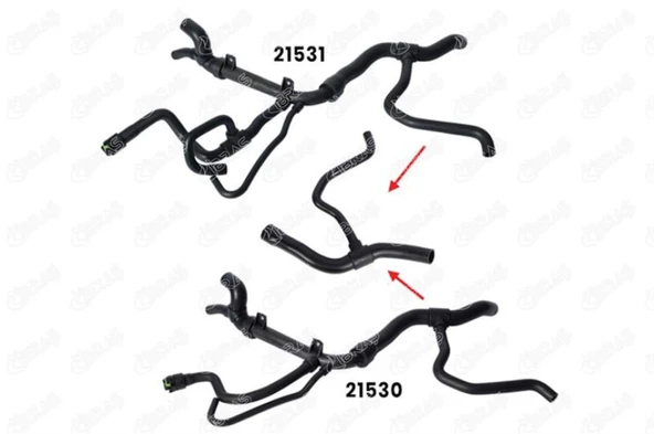 Opel Radyatör Hortumu - Radyatör Hortumu - İbr 21535 ürün görseli 1