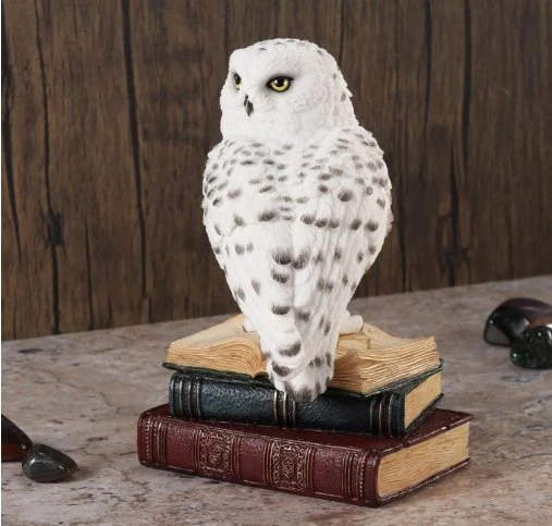 Veronese Design Kar baykuş Ev Dekor Heykeli - Resim 4