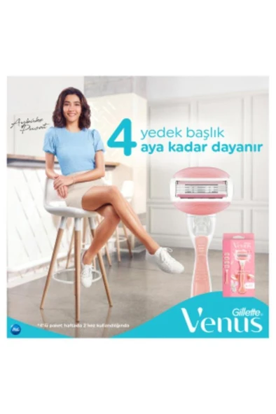 Gillette Venüs Comfortglide Spa Breeze Kadın Tıraş Makinesi 4 Yedek Tıraş Bıçağı - Resim 7