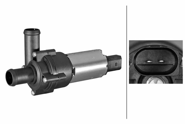 Vw İlave Su Pompası - 0392020073 (oval Soket) - Hel 8tw 358 313-361 ürün görseli 1