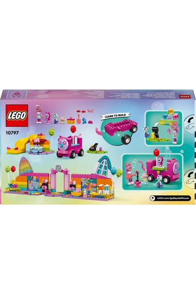 ® Gabby’s Dollhouse Gabby’nin Parti Odası 10797 - 4+ Çocuklar için Oyuncak Yapım Seti (252P) - Resim 4