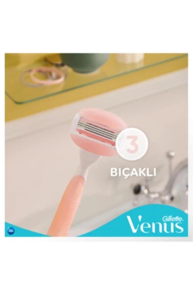 Gillette Venüs Comfortglide Spa Breeze Kadın Tıraş Makinesi 4 Yedek Tıraş Bıçağı - Resim 3