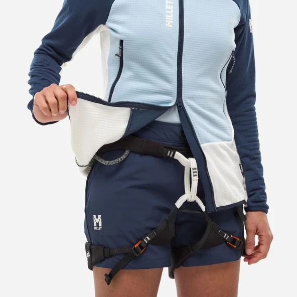 Millet FUSION GRID H Kadın  Kapşonlu Polar Ceket Tam Fermuar  MIV9032 N9954 - Resim 6