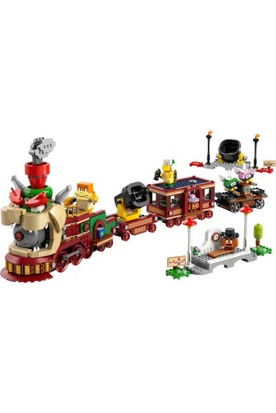 ® Super Mario™ Bowser Ekspres Treni 71437 - 9+ Çocuklar için Yaratıcı Oyuncak Yapım Seti (1392P) - Resim 2