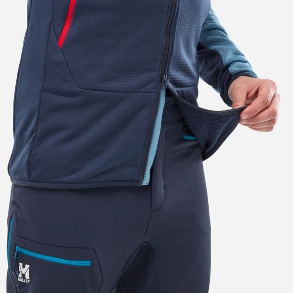 Millet FUSION GRID Kapşonlu T.Fermuar POLARTEC® POWERGRID Erkek Ceket MIV9024 N9302 - Resim 6