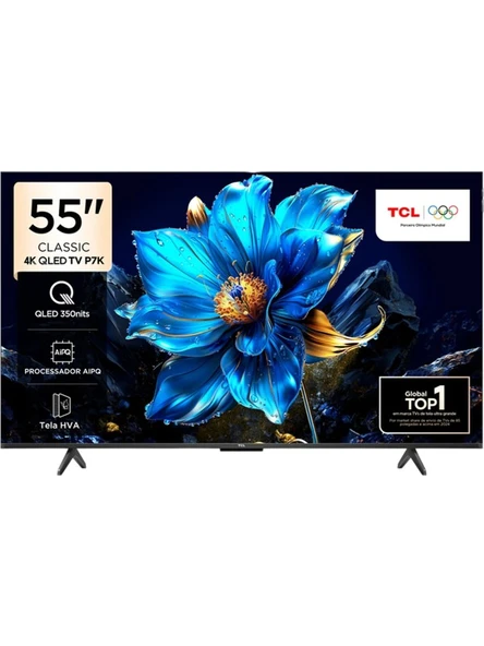 TCL 75P7K 75" 190 Ekran Uydu Alıcılı 4K Ultra HD QLED Google TV ürün görseli 1