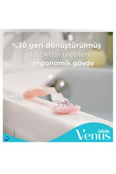 Gillette Venüs Comfortglide Spa Breeze Kadın Tıraş Makinesi 4 Yedek Tıraş Bıçağı - Resim 5