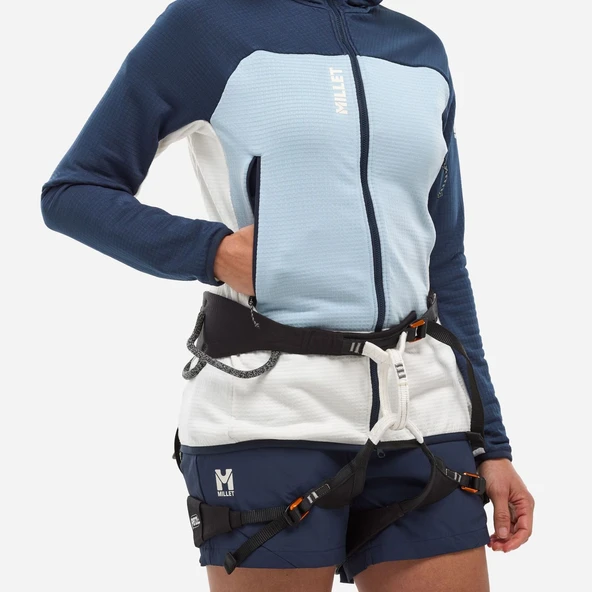 Millet FUSION GRID H Kadın  Kapşonlu Polar Ceket Tam Fermuar  MIV9032 N9954 - Resim 5