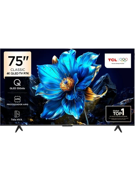 TCL 75P7K 75" 190 Ekran Uydu Alıcılı 4K Ultra HD QLED Google TV - Resim 2