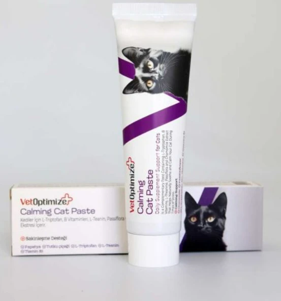 VetOptimize Calming Cat Pasta (Kediler İçin Stres Önleme Desteği) 100 Gr ürün görseli 1