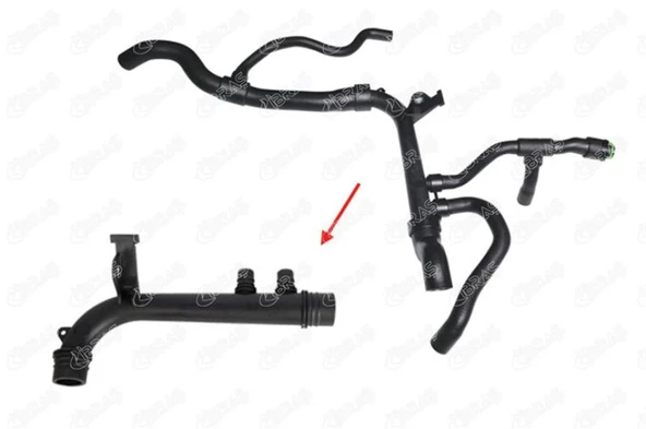 Opel Radyatör Hortumu Alt - Radyatör Hortumu Alt - İbr 21165 ürün görseli 1