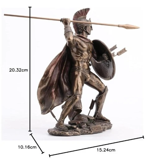 Veronese Design Leonidas Heykel Yunan Savaşçısı - Resim 4