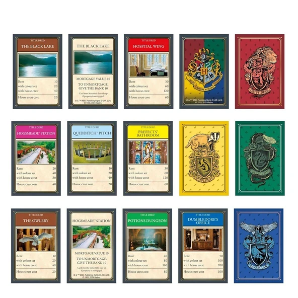 F9422 Monopoly Harry Potter - Resim 7