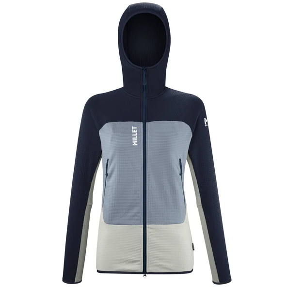 Millet FUSION GRID H Kadın  Kapşonlu Polar Ceket Tam Fermuar  MIV9032 N9954 ürün görseli 1