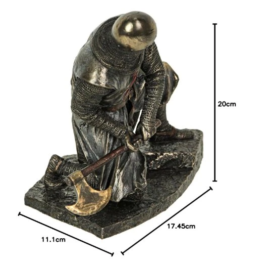 Veronese Design Tapınak Diz Çökmüş Savaşcı - Resim 5