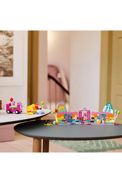 ® Gabby’s Dollhouse Gabby’nin Parti Odası 10797 - 4+ Çocuklar için Oyuncak Yapım Seti (252P) - Resim 6