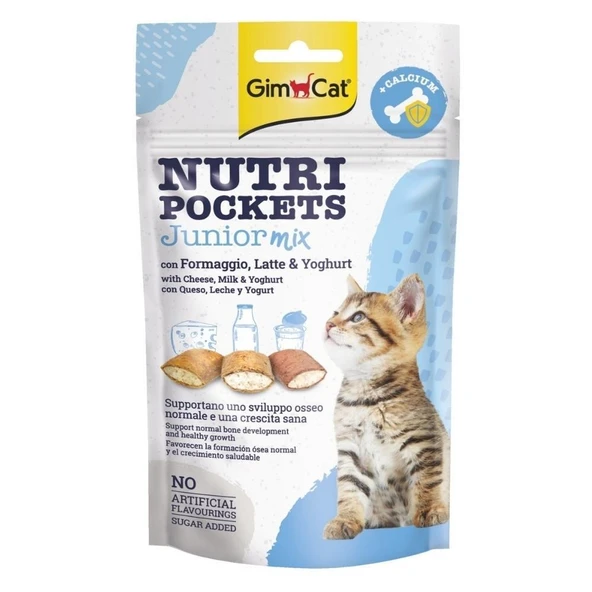 GimCat Nutripockets Yavru Kedi Ödülü 60 Gr ürün görseli 1