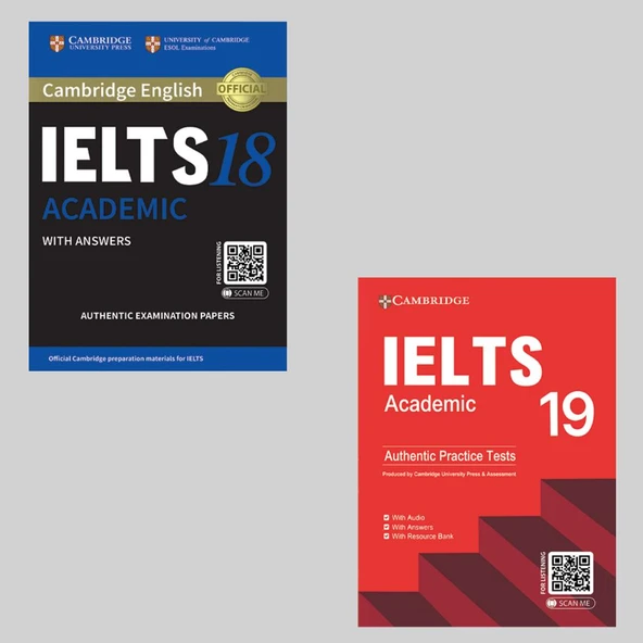 Cambridge English IELTS ACADEMIC 18 - 19 with Audios ürün görseli 1