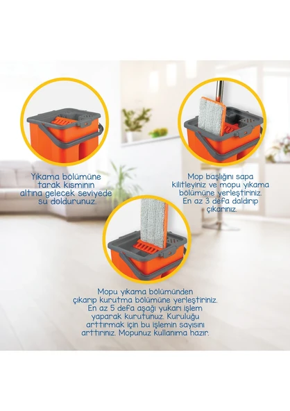 Macromax Flat Tablet Mop 8681893001712 - Resim 4