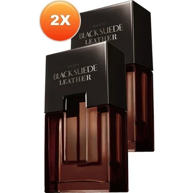 AVON BLACK SUEDE LEATHER 75 ML İKİLİ SET ERKEK PARFÜM EDT ürün görseli