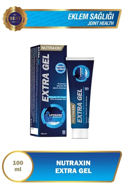 Nutraxin Extra Gel Aromatik Yağlar Içeren Masaj Jel Krem 100 ml ürün görseli 1