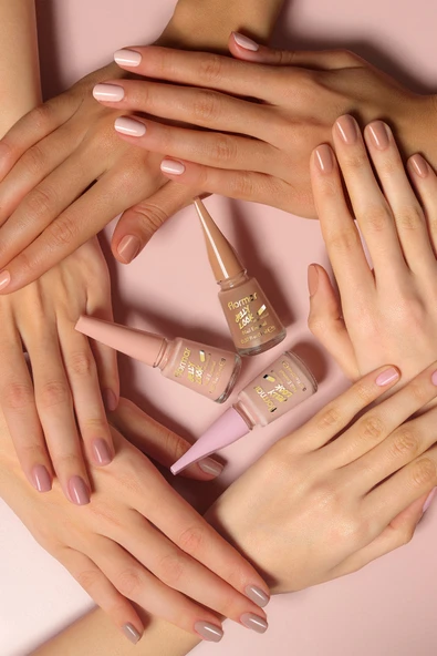 Flormar Jel Görünümlü Parlak Oje (Pembe) - Resim 5