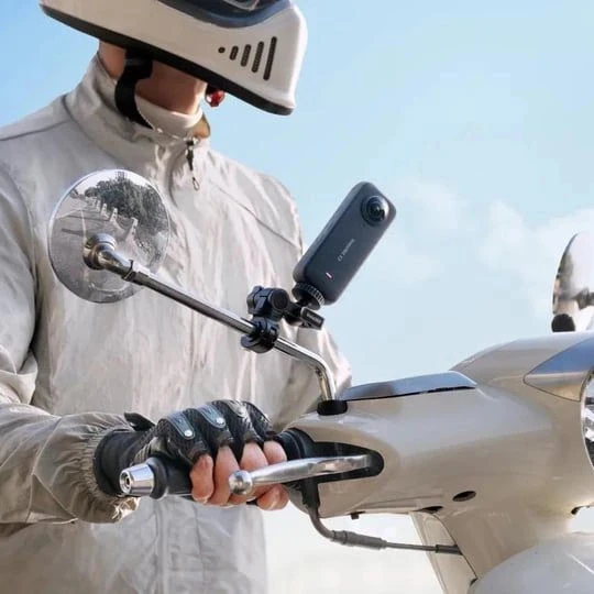 Insta360 X5 Aksiyon Kamerası Moto Ayna Kiti (512 GB) - Resim 2