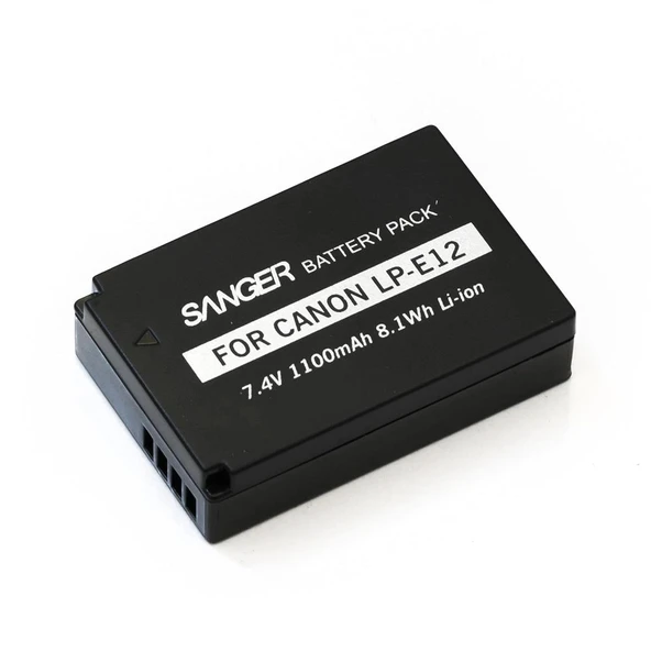 Sanger LP-E12 Canon Fotoğraf Makinesi Batarya - Resim 3