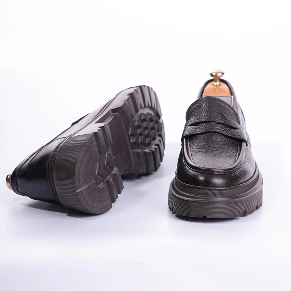 Tetri K416 Ramonelli Model Gerçek Deri El Yapımı Erkek Kahve Casual Ayakkabı - Resim 6