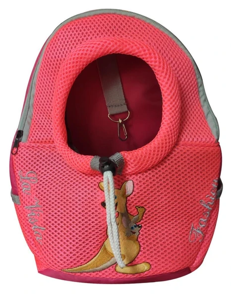 La Vista Kanguru Kedi, Küçük Köpek Taşıma Çantası 1-2 Kg Canlılara PEMBE ürün görseli 1