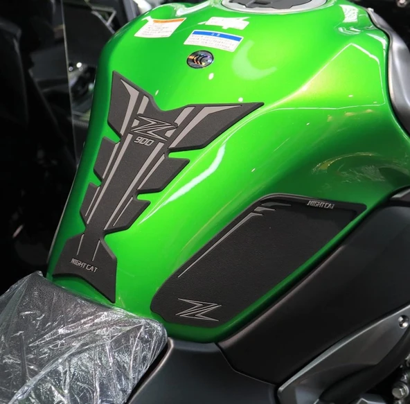 Night Cat Kawasaki Z900 Motosiklet Benzin Deposu Koruyucu Ped - Resim 5