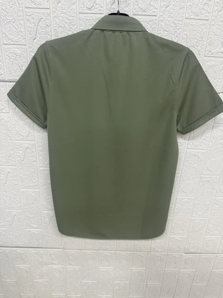 Bürümcük Doku Pike Kısa Kollu Gömlek - Resim 2