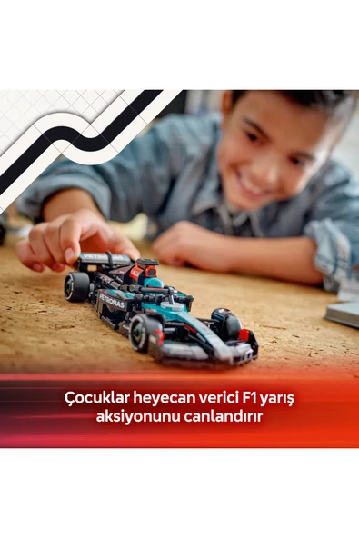 ® Speed Champions Mercedes-AMG F1® W15 Yarış Arabası 77244 - 10+ Oyuncak Yapım Seti (267Pr) - Resim 6