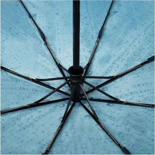 Marlux Yağmur Damla Desenli Otomatik Çanta Boy Bayan Şemsiyesi - Resim 5