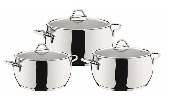 Serena Çelik Derin Tencere 22 Cm ürün görseli 1