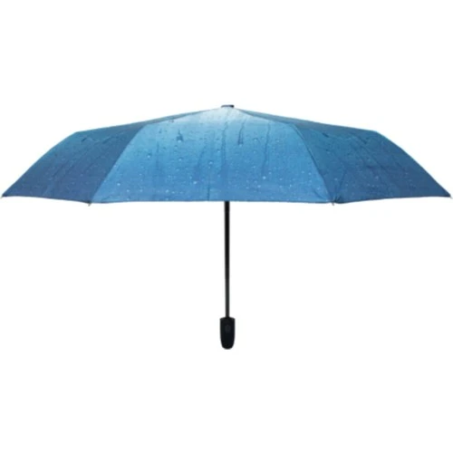 Marlux Yağmur Damla Desenli Otomatik Çanta Boy Bayan Şemsiyesi - Resim 4