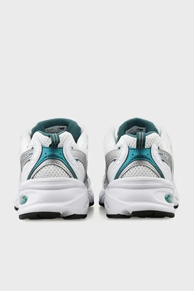 New Balance 530 MR530AB Beyaz & Yeşil Unisex Yürüyüş/Koşu Ayakkabısı - Resim 4