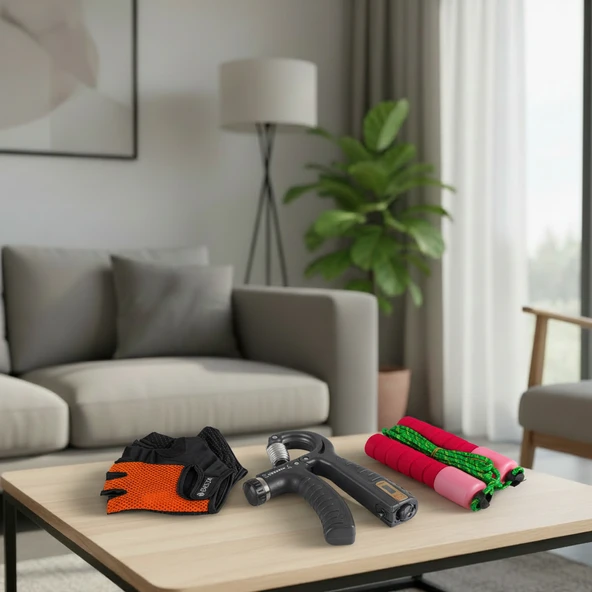 PS SPOR EGZERSİZ SETİ YOĞA SETİ SPOR SETİ 10 PARÇA - Resim 5