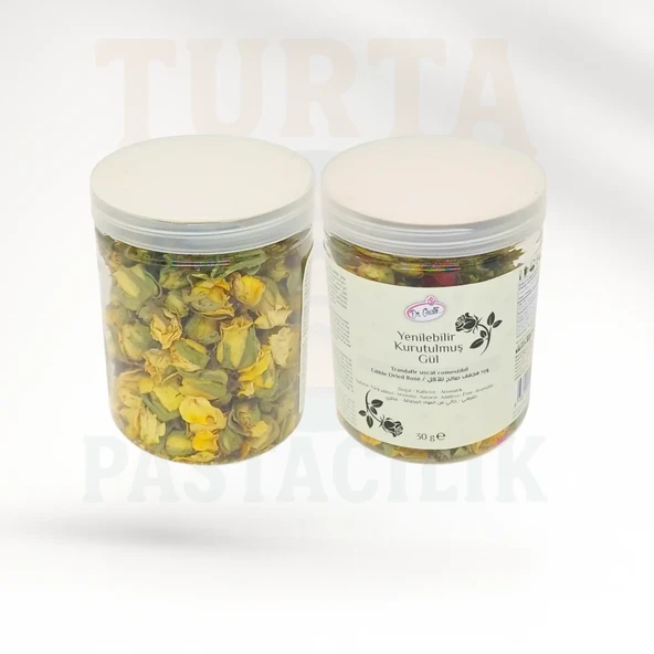 DR.GUSTO YENİLEBİLİR GÜL 30 GR SARI ürün görseli 1