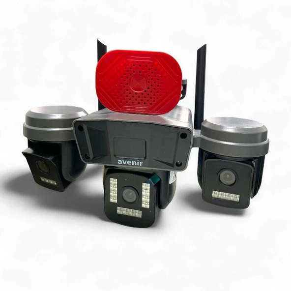 Avenir AV-S308 6mp 3 Kameralı Ptz Wifi Kamera - Resim 3