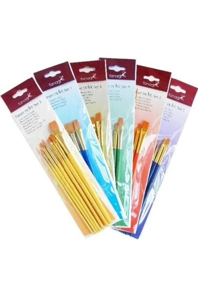 Fanart Academy Fırça Seti 500 No:5 (5li) F-7500.S5 - Resim 2