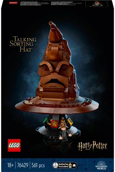 ® Harry Potter™ Konuşan Seçmen Şapka 76429 - Yetişkin için Koleksiyonluk Model Yapım Seti (561P) - Resim 3