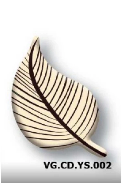 YAPRAK DEKOR ÇİKOLATA 360 Adet Pasta Süsü ürün görseli 1